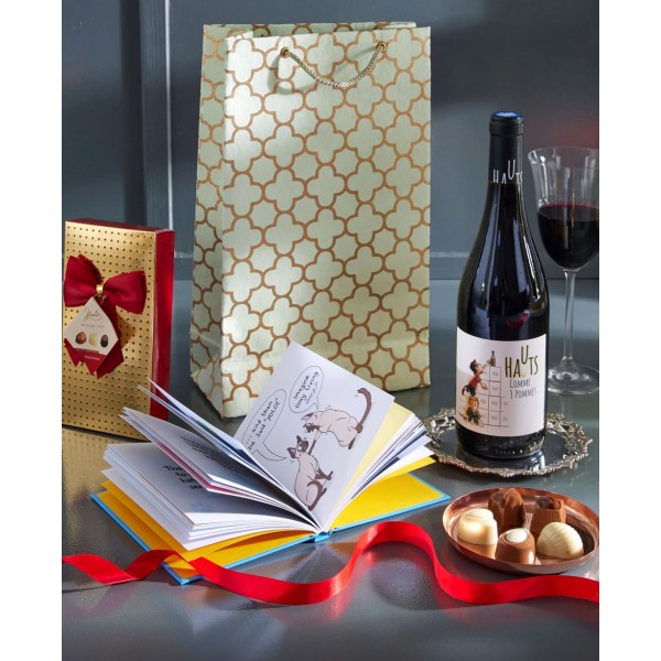Wine & Whiskers Delight Gift Bag